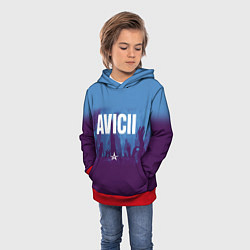 Толстовка-худи детская Avicii Star, цвет: 3D-красный — фото 2