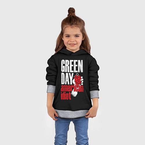 Детская толстовка Green Day: American Idiot / 3D-Меланж – фото 4