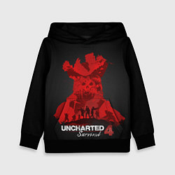 Толстовка-худи детская Uncharted 4: Survival, цвет: 3D-черный