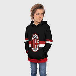 Толстовка-худи детская AC Milan 1899, цвет: 3D-красный — фото 2