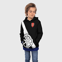 Толстовка-худи детская FC Arsenal: Exclusive, цвет: 3D-синий — фото 2