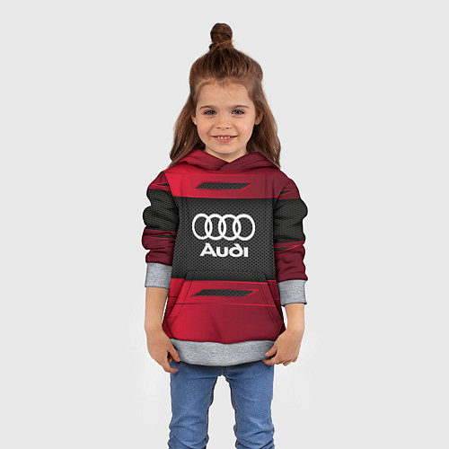 Детская толстовка Audi Sport / 3D-Меланж – фото 4