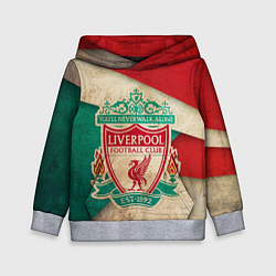 Толстовка-худи детская FC Liverpool: Old Style, цвет: 3D-меланж