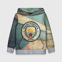 Толстовка-худи детская FC Man City: Old Style, цвет: 3D-меланж