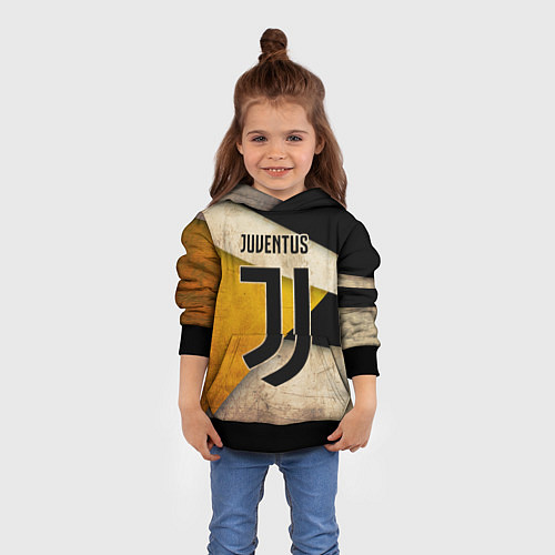 Детская толстовка FC Juventus: Old Style / 3D-Черный – фото 4