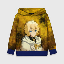 Толстовка-худи детская Mikaela Hyakuya, цвет: 3D-синий