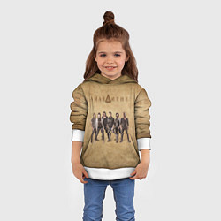 Толстовка-худи детская Amaranthe, цвет: 3D-белый — фото 2