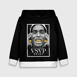 Толстовка-худи детская ASAP Rocky: Gold Edition, цвет: 3D-белый