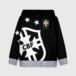 Толстовка-худи детская Brazil Team: Exclusive, цвет: 3D-меланж