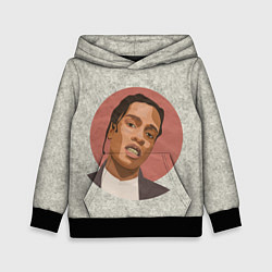 Толстовка-худи детская ASAP Rocky: Runrise, цвет: 3D-черный