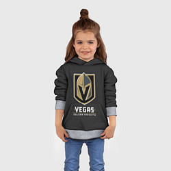 Толстовка-худи детская Vegas: Golden Knights, цвет: 3D-меланж — фото 2