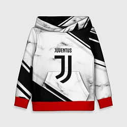 Толстовка-худи детская Juventus, цвет: 3D-красный