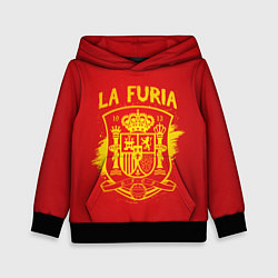 Толстовка-худи детская La Furia, цвет: 3D-черный