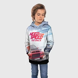 Толстовка-худи детская Need for Speed: Payback, цвет: 3D-черный — фото 2