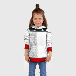 Толстовка-худи детская Detroit: RK900, цвет: 3D-красный — фото 2