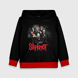 Толстовка-худи детская Slipknot Band цвета 3D-красный — фото 1