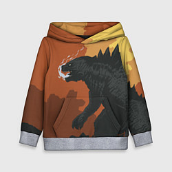 Детская толстовка Godzilla: Monster Smoke