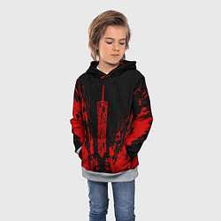 Толстовка-худи детская Berserk Sword, цвет: 3D-меланж — фото 2
