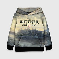 Толстовка-худи детская The Witcher 3: Wild Hunt, цвет: 3D-черный