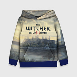 Толстовка-худи детская The Witcher 3: Wild Hunt, цвет: 3D-синий
