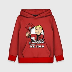 Толстовка-худи детская Nuka Cola: Ice Cold, цвет: 3D-красный