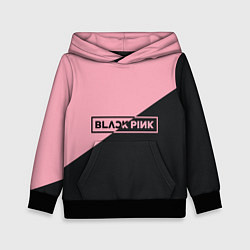 Толстовка-худи детская Black Pink цвета 3D-черный — фото 1