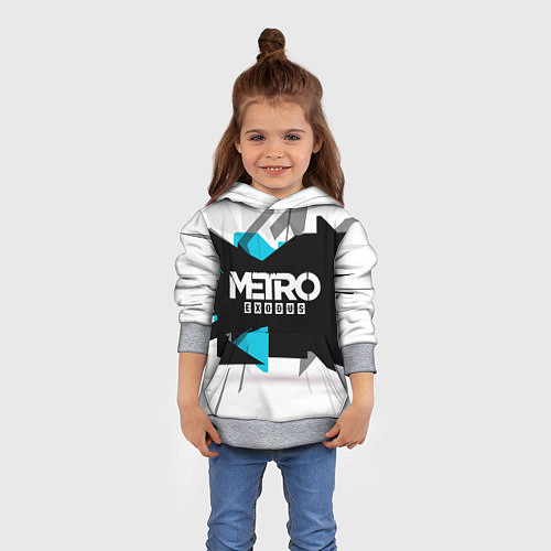 Детская толстовка Metro: Exodus Sky / 3D-Меланж – фото 4