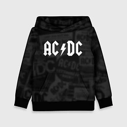 Толстовка-худи детская AC/DC: Black Rock, цвет: 3D-черный