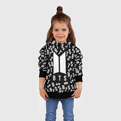 Толстовка-худи детская BTS: Black Style, цвет: 3D-черный — фото 2