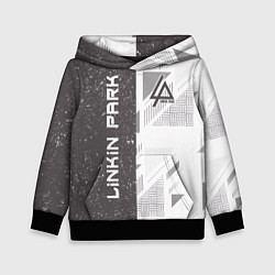 Толстовка-худи детская Linkin Park: Grey Form, цвет: 3D-черный