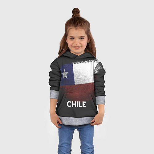 Детская толстовка Chile Style / 3D-Меланж – фото 4