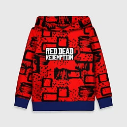 Толстовка-худи детская Red Dead Redemption 2, цвет: 3D-синий