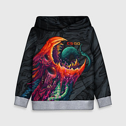 Толстовка-худи детская CS:GO Hyper Beast Original, цвет: 3D-меланж