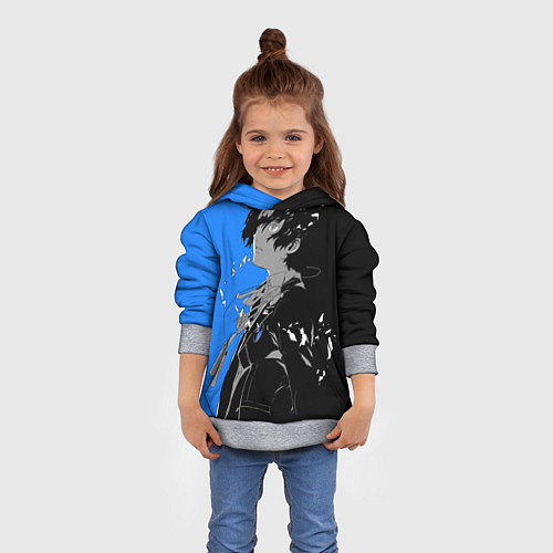 Детская толстовка Makoto Yuki: Persona 5 / 3D-Меланж – фото 4