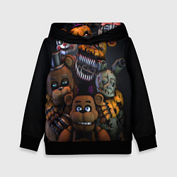 Толстовка-худи детская Five Nights at Freddy's, цвет: 3D-черный