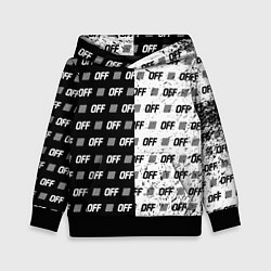 Толстовка-худи детская Off-White: Black & White, цвет: 3D-черный