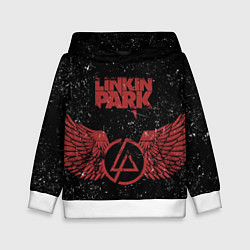 Толстовка-худи детская Linkin Park: Red Airs, цвет: 3D-белый