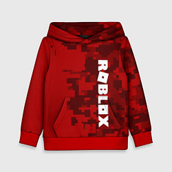 Толстовка-худи детская ROBLOX: Red Camo, цвет: 3D-красный