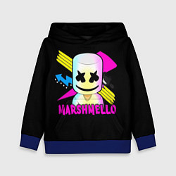 Толстовка-худи детская Marshmello DJ, цвет: 3D-синий