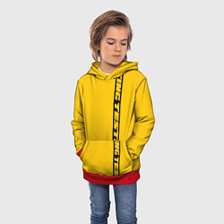 Толстовка-худи детская ASAP Rocky: Yellow Testing, цвет: 3D-красный — фото 2