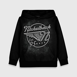 Толстовка-худи детская Nickelback Est. 1995, цвет: 3D-черный
