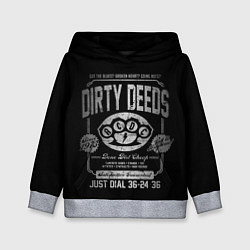 Толстовка-худи детская AC/DC: Dirty Deeds, цвет: 3D-меланж