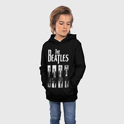 Толстовка-худи детская The Beatles: Black Side, цвет: 3D-черный — фото 2
