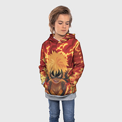 Толстовка-худи детская Boku no Hero Academia, цвет: 3D-меланж — фото 2