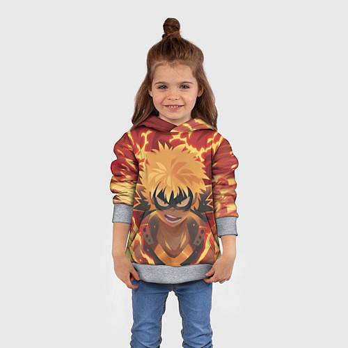 Детская толстовка Boku no Hero Academia / 3D-Меланж – фото 4