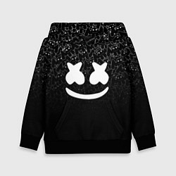 Толстовка-худи детская Marshmello Black, цвет: 3D-черный