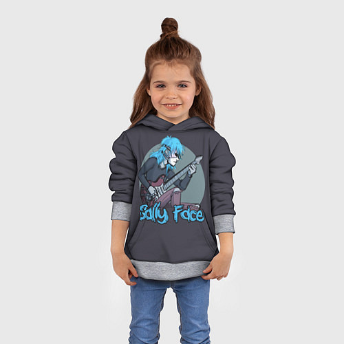 Детская толстовка Sally Face: Rock / 3D-Меланж – фото 4