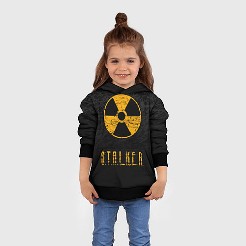 Детская толстовка STALKER: Radioactive / 3D-Черный – фото 4