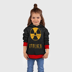 Толстовка-худи детская STALKER: Radioactive, цвет: 3D-красный — фото 2