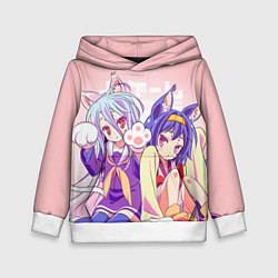 Толстовка-худи детская No Game No Life, цвет: 3D-белый